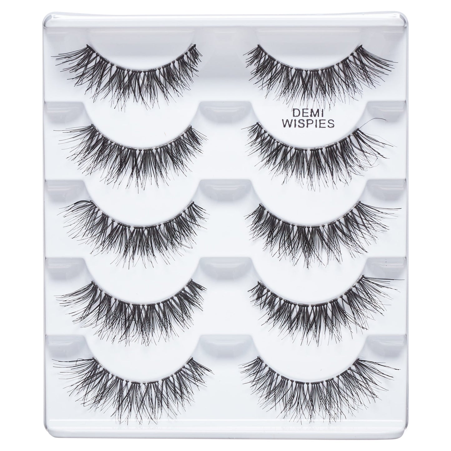 Go Glam Multi Pack Lashes, Demi Wispie, 5 Pairs