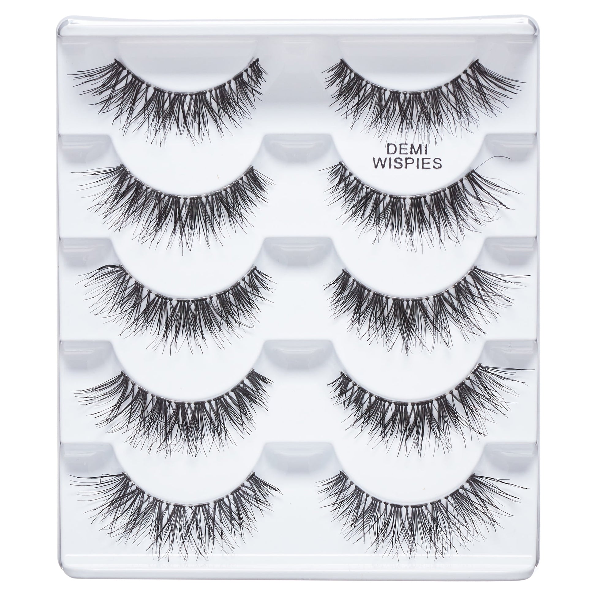 Go Glam Multi Pack Lashes, Demi Wispie, 5 Pairs